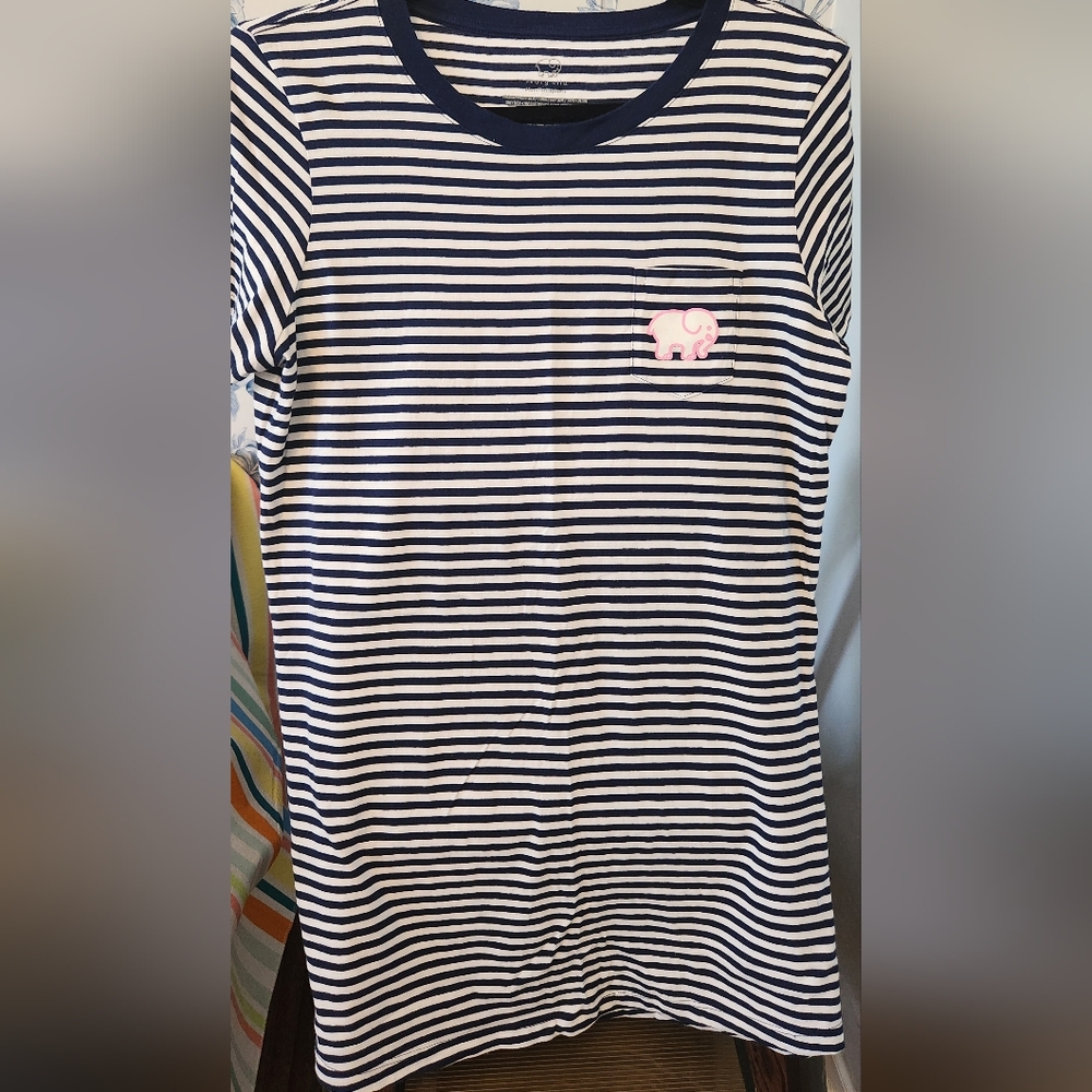 Ivory Ella Striped Dress, size M